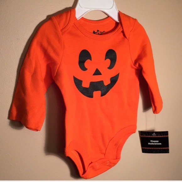 baby pumpkin onesie